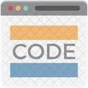 Code Source Gestion De Contenu Code De Programmation Icône