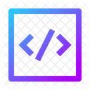 Code Source Carre Code Source Html Icône