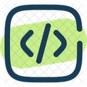 Code Square Computer Website Icon