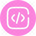 Code Square Computer Website Icon