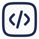 Code Square Computer Website Icon