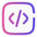 Code Square Computer Website Icon