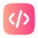 Code Square Computer Website Icon