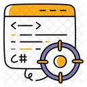 Code Target Programming Goal Icon