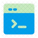 Code Terminal Web Coding Programming Icon