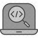 Code Testing Coding Laptop Icon