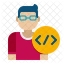 Coder Man Icon