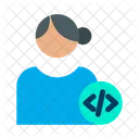 Coder User Coder Profile Female Profile Icon