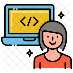 Coder Woman  Icon