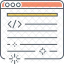 Codice Pulito Programmazione Codice Sorgente Icon