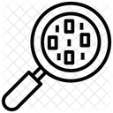 Codice Di Ricerca Ispezione Del Codice Controllo Del Codice Icon