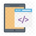 Codificacao Programacao Tablet Ícone