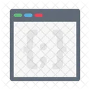 Codificacao Programacao Pagina Web Ícone