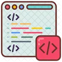 Codificacao Linguagens De Programacao Linguagens De Script Ícone