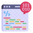 Codificação web  Ícone