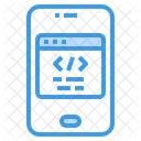 Codificacao Smartphone Desenvolvedor De Software Ícone