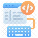 Escrever Codificacao Programacao Sistema Ícone