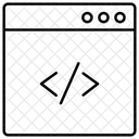 Codificacao De Paginas Da Web Internet Navegador Ícone