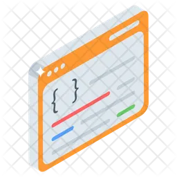 Codificação de site  Ícone