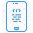Codificacao Smartphone Desenvolvedor De Software Ícone