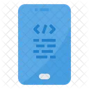 Codificacao Smartphone Desenvolvedor De Software Ícone