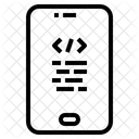 Codificacao Smartphone Desenvolvedor De Software Ícone