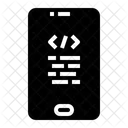 Codificacao Smartphone Desenvolvedor De Software Ícone