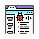 Virus Codificacao Desenvolvimento Icon