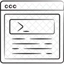 Codificacao De Site Programacao Desenvolvimento Web Icon