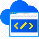 Codificação em nuvem  Ícone