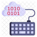 Codificação em nuvem  Ícone