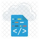 Codificacao Em Nuvem Computacao Em Nuvem Cloudhtml Ícone