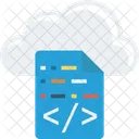 Codificacao Em Nuvem Computacao Em Nuvem Cloudhtml Ícone