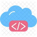 Codificacao Em Nuvem Codigo Programacao Ícone