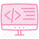 Coding Duotone Line Icone Icon