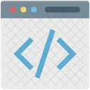 Desenvolvimento Web Codificacao Html Ícone