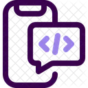 Celular Smartphone Codificacao Ícone