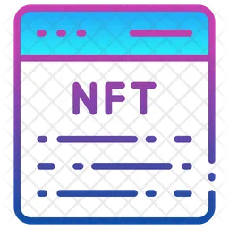 Codificação nft  Ícone