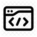 Codificacao Personalizada Desenvolvimento Web Programacao Ícone