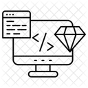 Codificacao Premium Programacao Desenvolvimento De Software Ícone