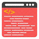 Codificacao Web Programacao Web Desenvolvimento De Software Ícone