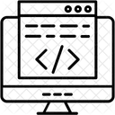 Codificacion Desarrollo HTML Icono