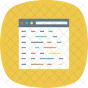 Codificacion Diseno HTML Icono