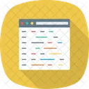 Codificacion Diseno HTML Icono