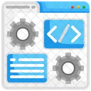 Codificacion Codigo Desarrollo Icono