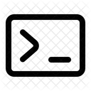 Codificacion Comando Linea De Comando Icono