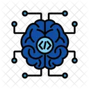 Codificacion De IA Codigo De IA Inteligencia Artificial Icono