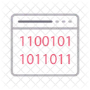 Navegador Pagina Web Codificacion Icono