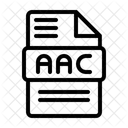 Codificación de audio avanzada aac  Icono
