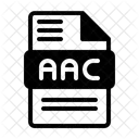 Codificación de audio avanzada aac  Icono